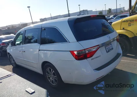 2013 Honda Odyssey Ex-L z USA, uszkodzony, nr VIN 5FNRL5H62DB055562